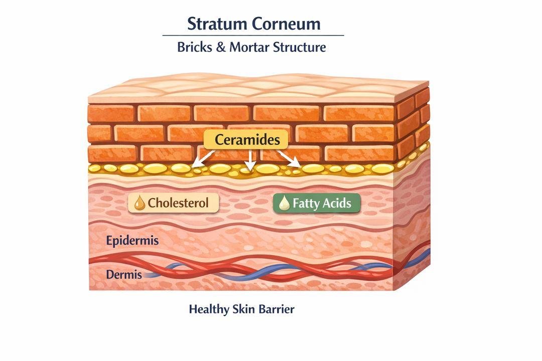 Ceramides Essential Lipids for Healthy Hydrated Skin Banner